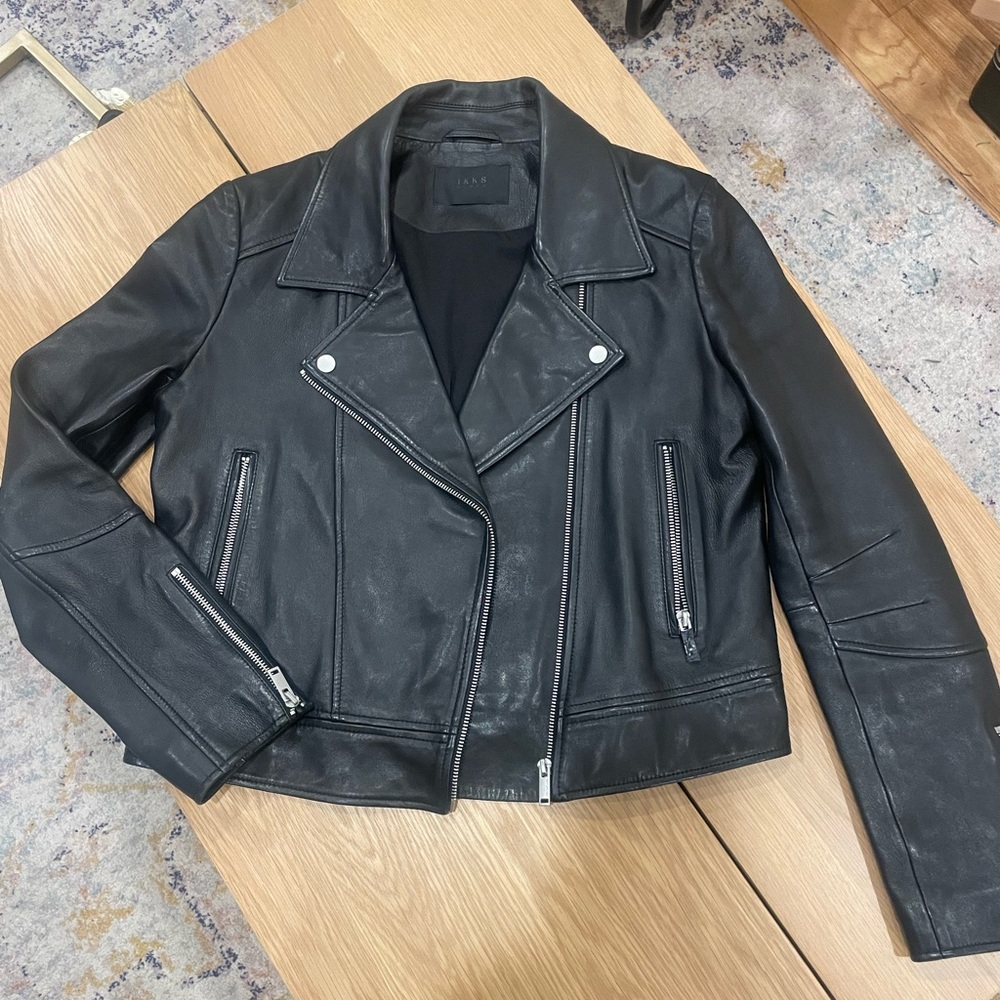 IKKS Leather Jacket